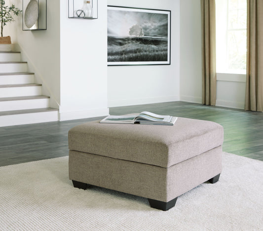 Creswell - Ottoman With Storage - Stone