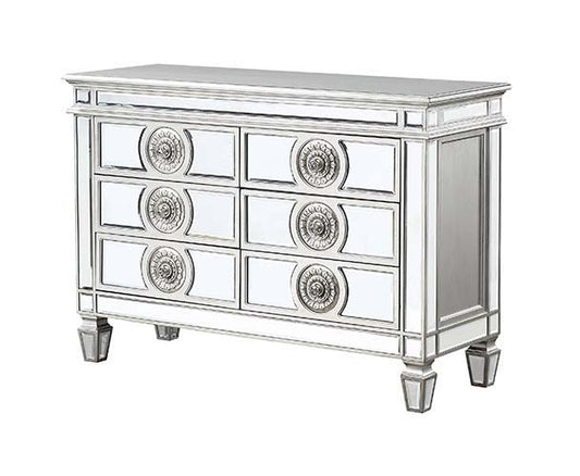 Varian - 34" Server - Mirrored & Antique Platinum