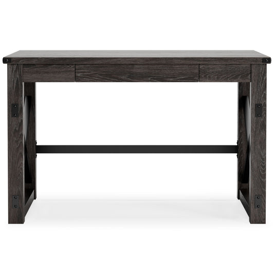 Freedan - Home Office Desk - Grayish Brown