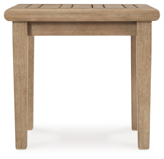 Carter Hall - Square End Table - Beige