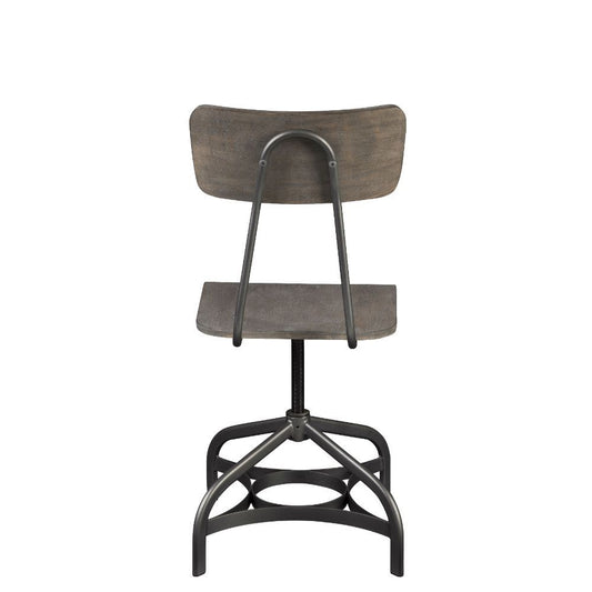 Jonquil - Side Chair With Swivel Set of 2) - Gray Oak & Sandy Gray