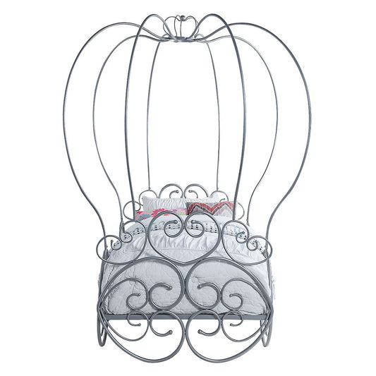 Priya - Twin Bed With Canopy - Silver