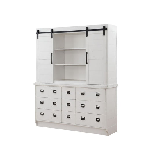 Renske - Buffet & Hutch - Antique White