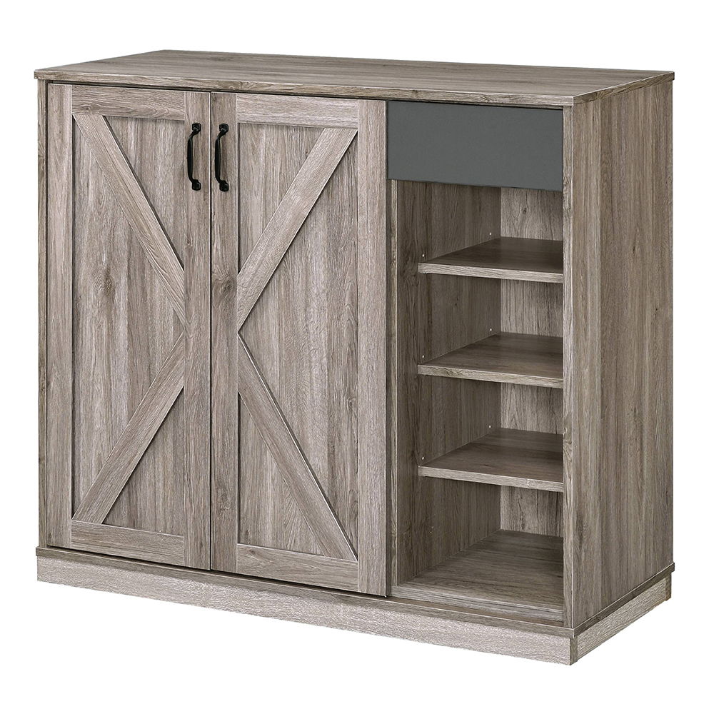 Toski - Shoe Cabinet - Rustic Gray Oak