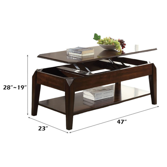 Docila - Coffee Table With Lift Top - Walnut