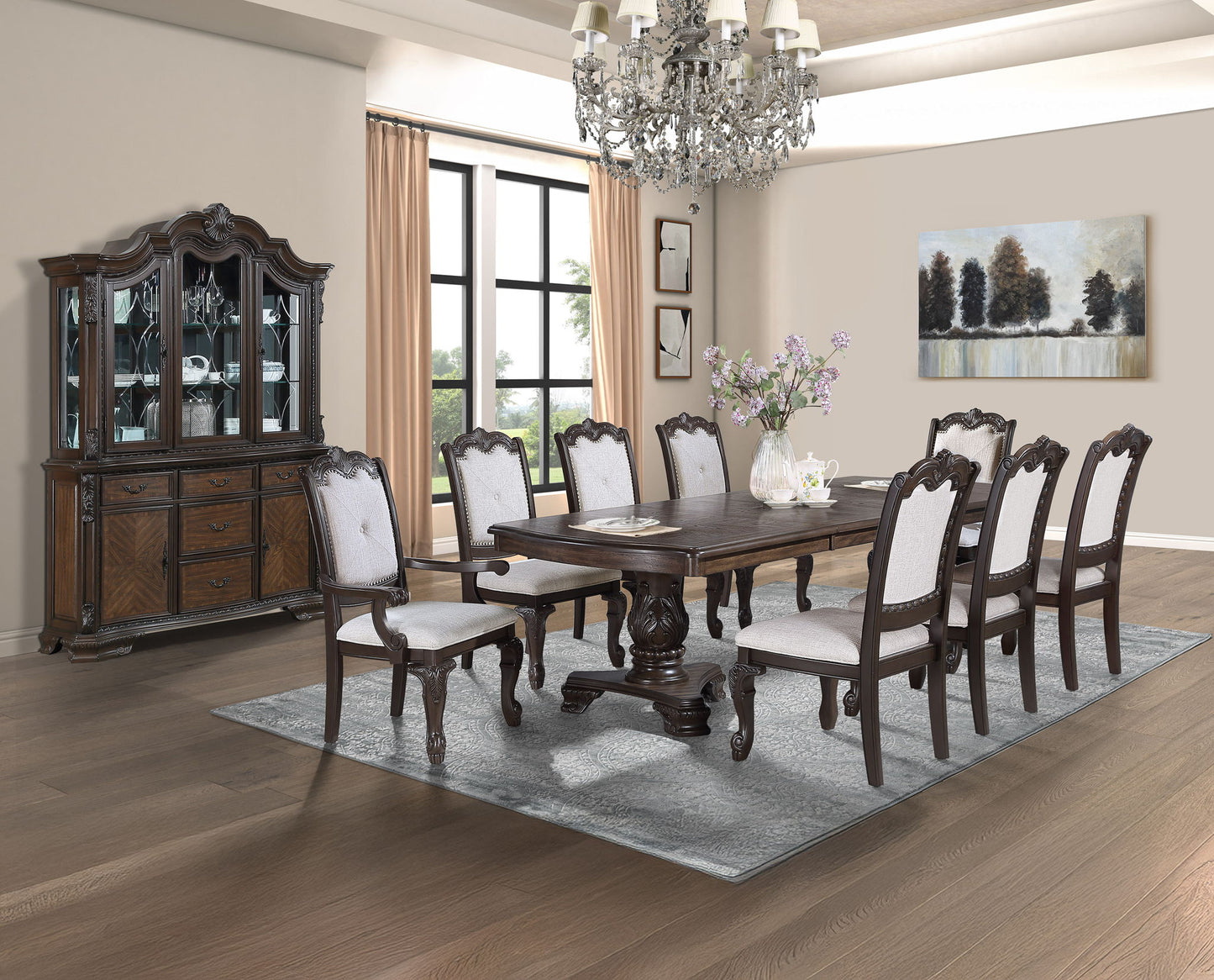 Kiera - Buffet - Cherry Brown