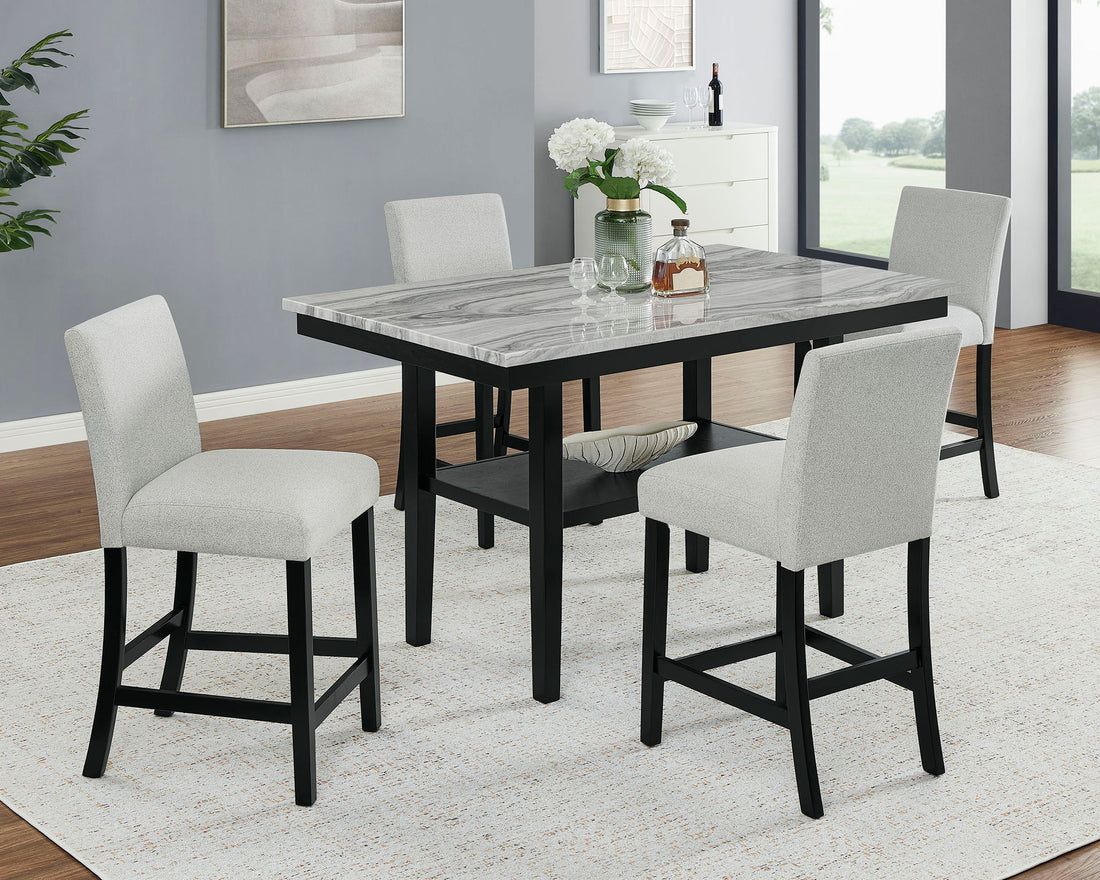 MARBEL 5PK FAUX MARBLE CT HT SET