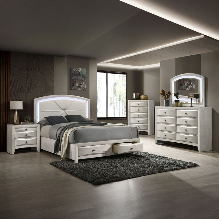 Ramondi - Mirror - Antique White
