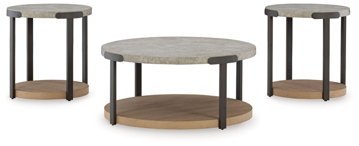 Darthurst - Occasional Table Set (Set of 3) - Light Brown