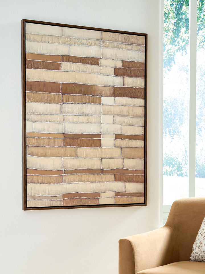 Kalanmore - Wall Art - Brown / Tan / White