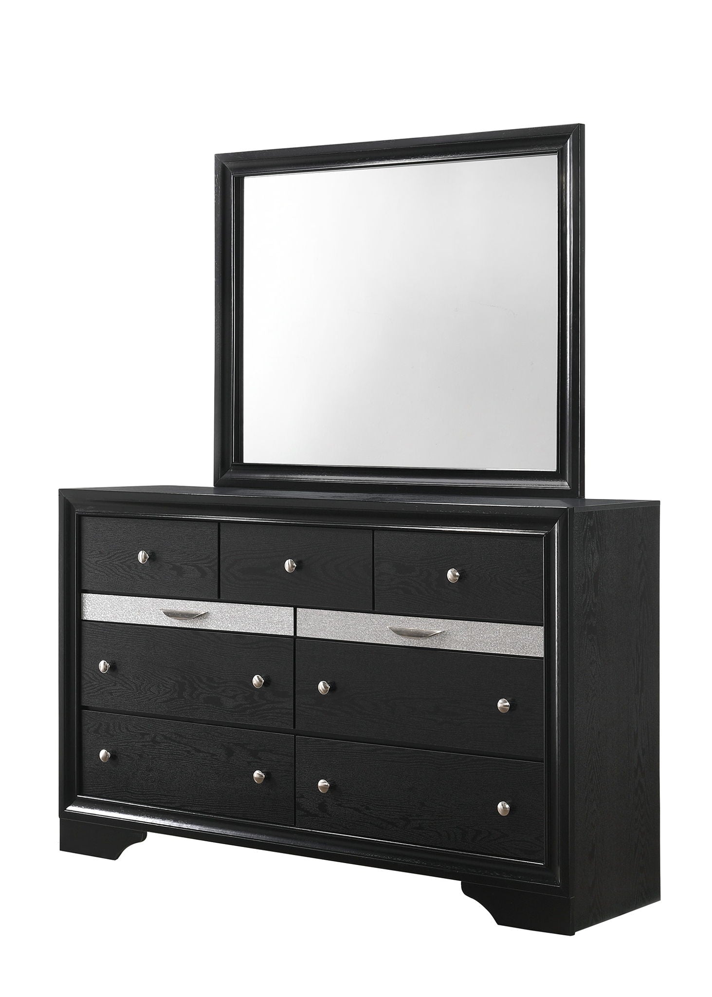REGATA DRESSER TOP BLACK/SILVER