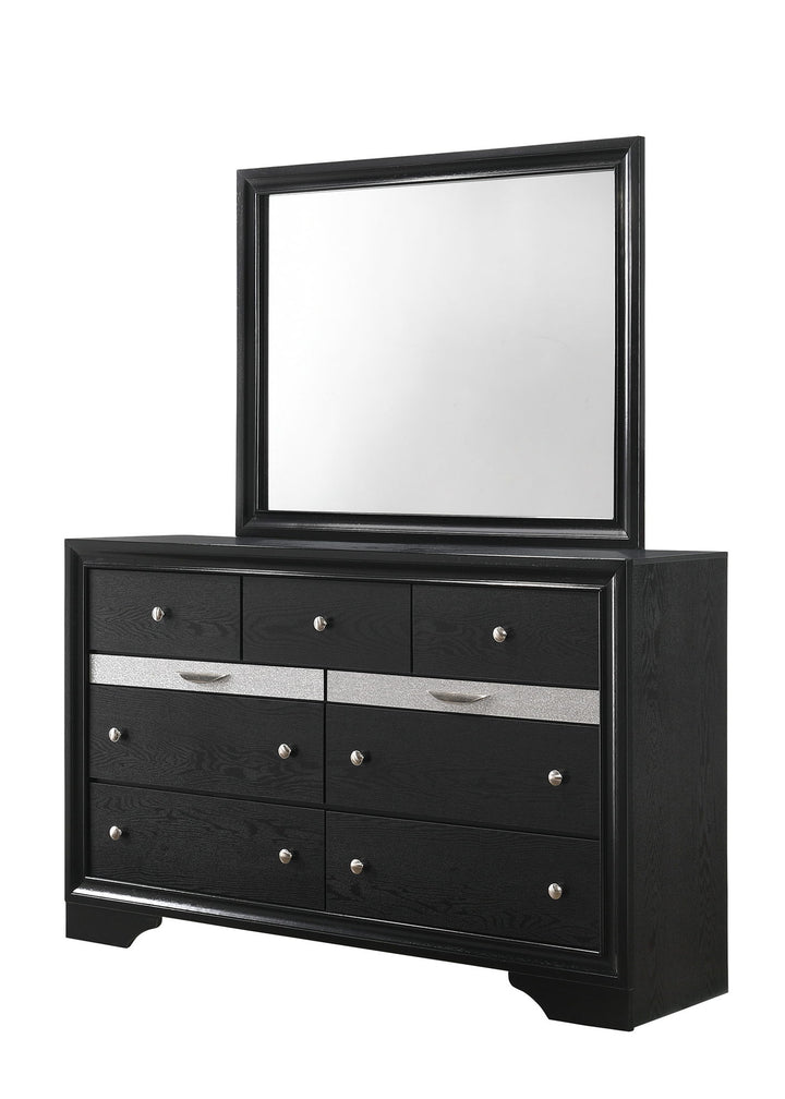 REGATA DRESSER TOP BLACK/SILVER
