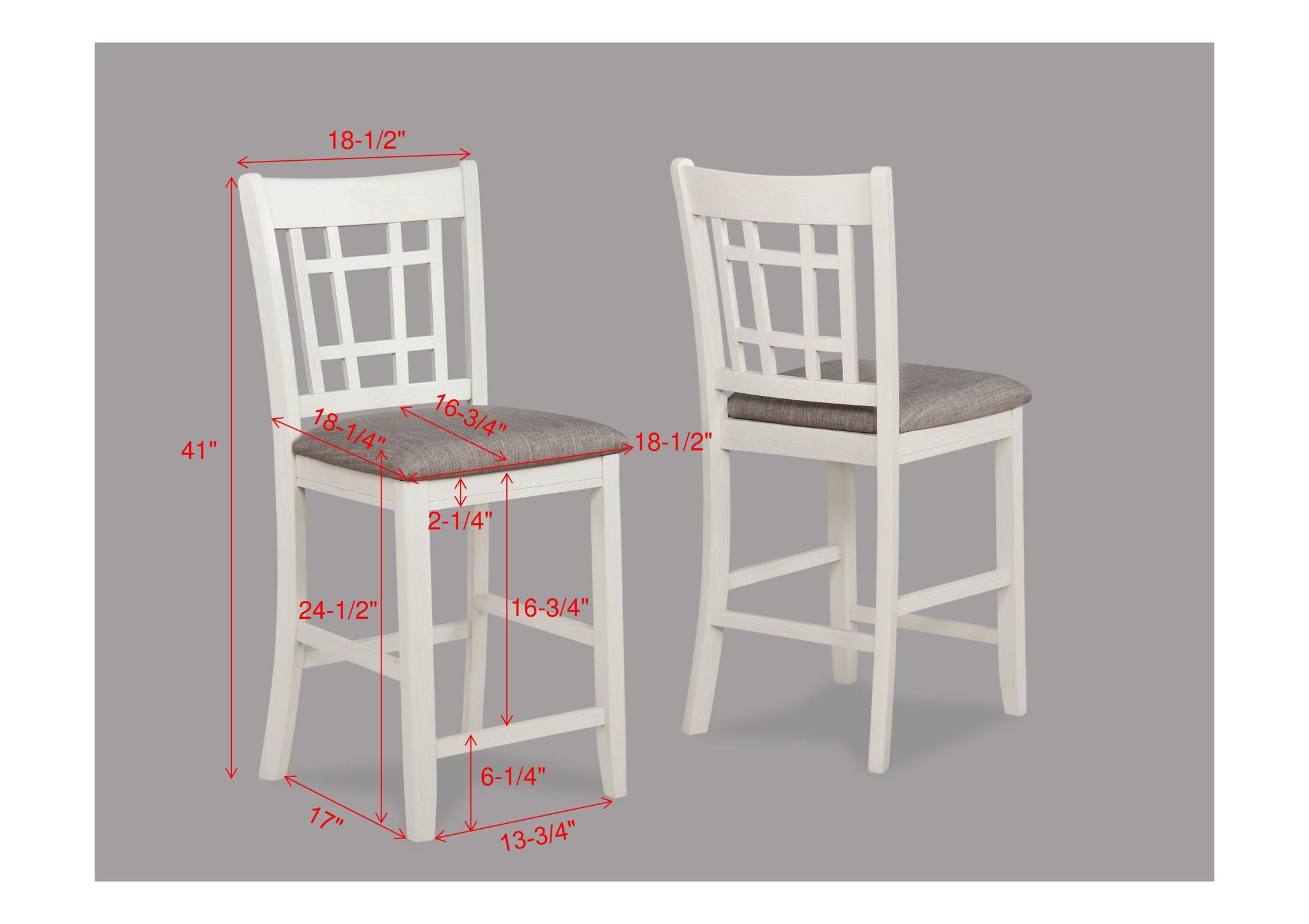 HARTWELL CONTR HT CHAIR CHALK GREY