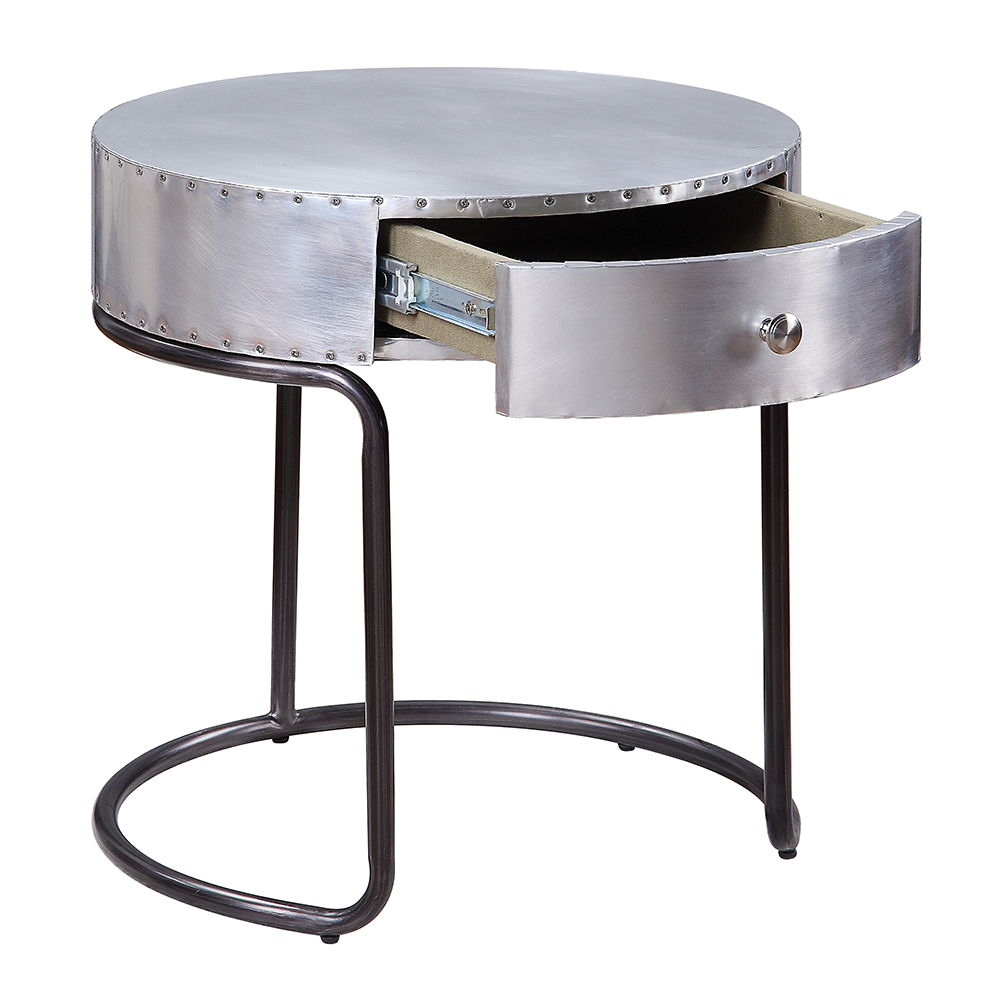 Brancaster - 21" End Table - Aluminum