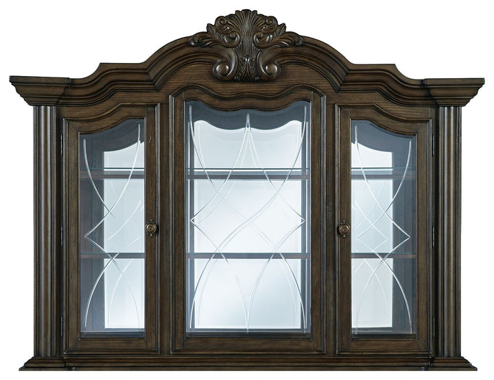 Maylee - Dining Room Hutch - Dark Brown