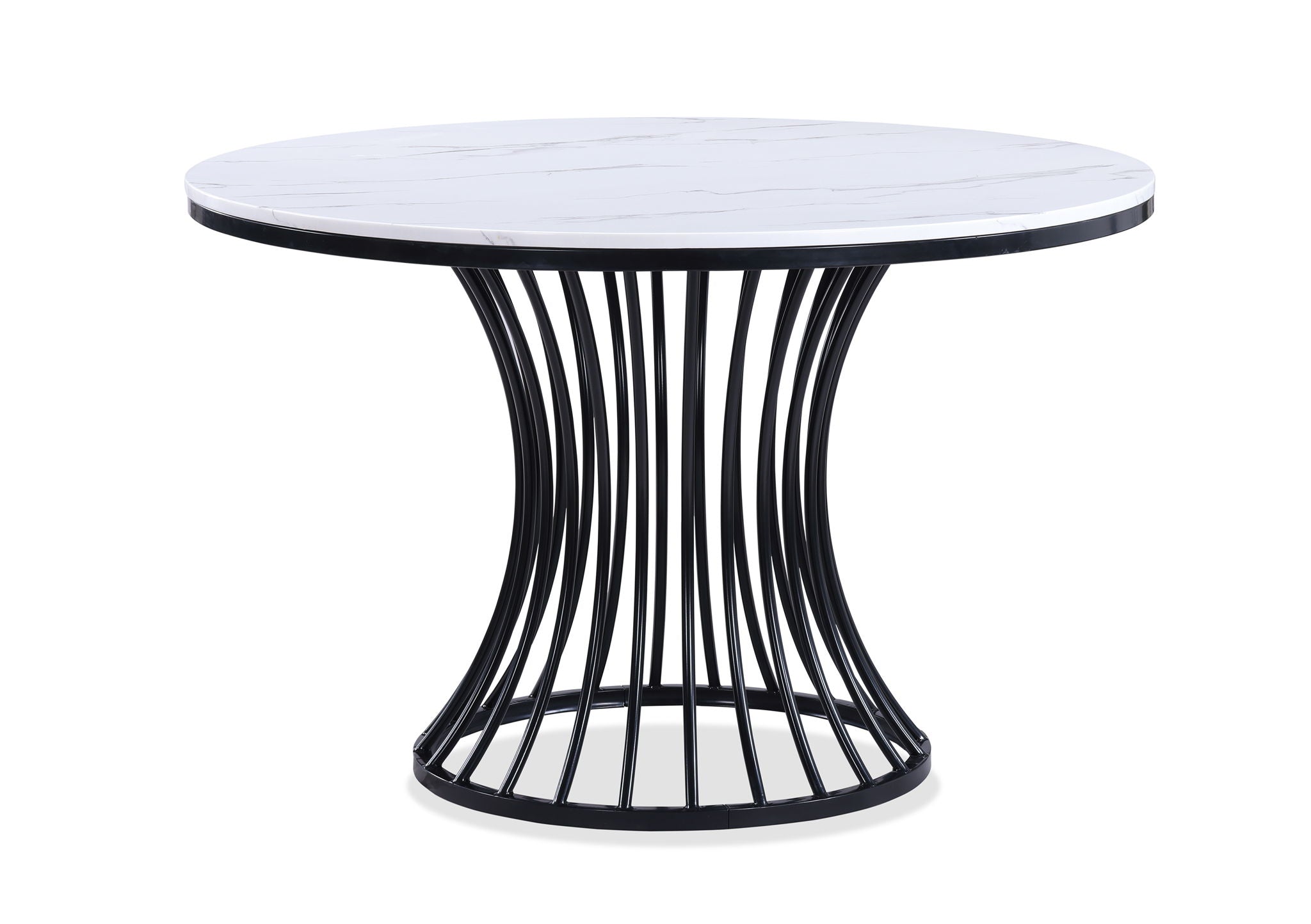 HADLEY FAUX MARBLE ROUND TABLE LEG