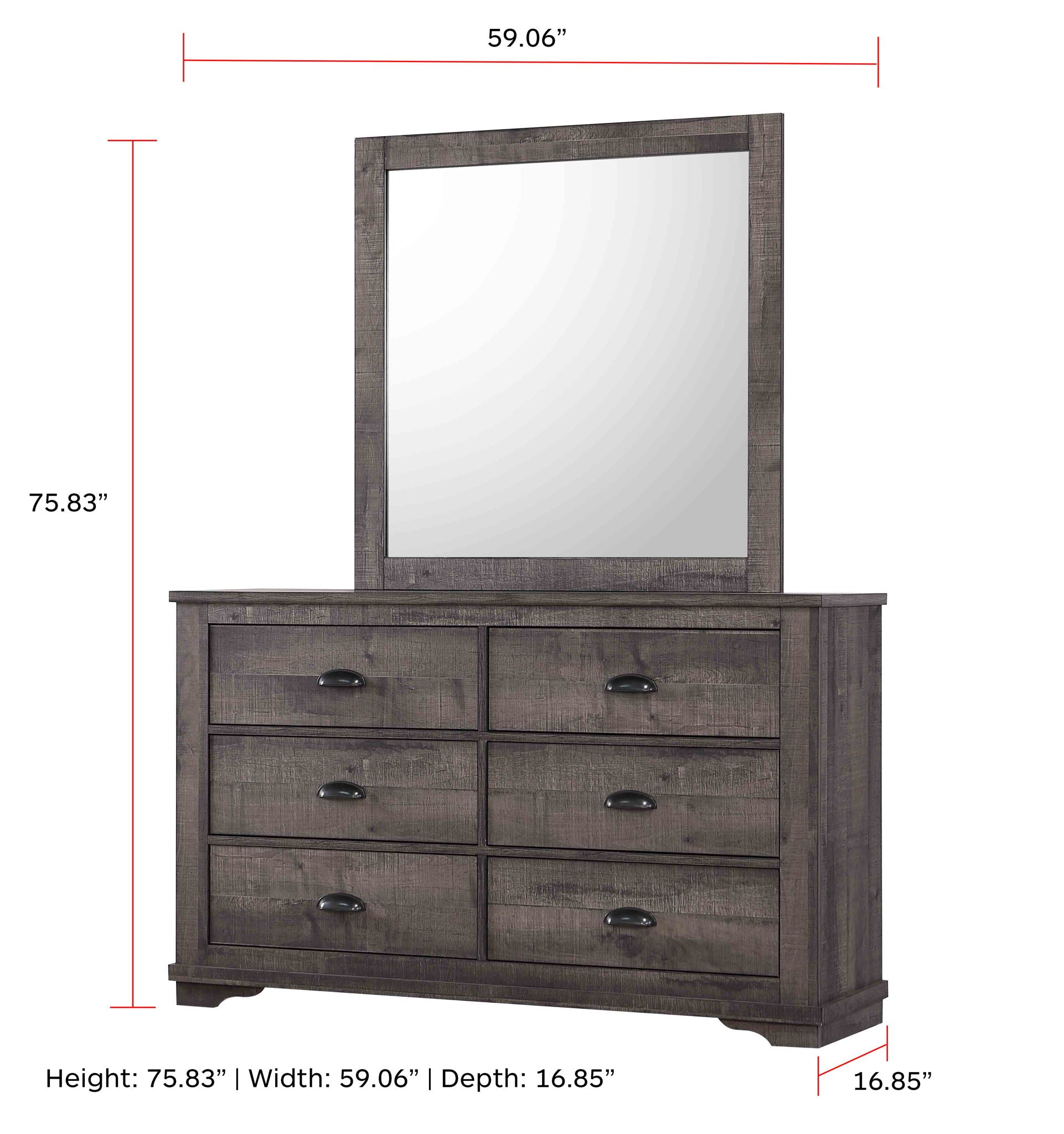 CORALEE DRESSER GREY