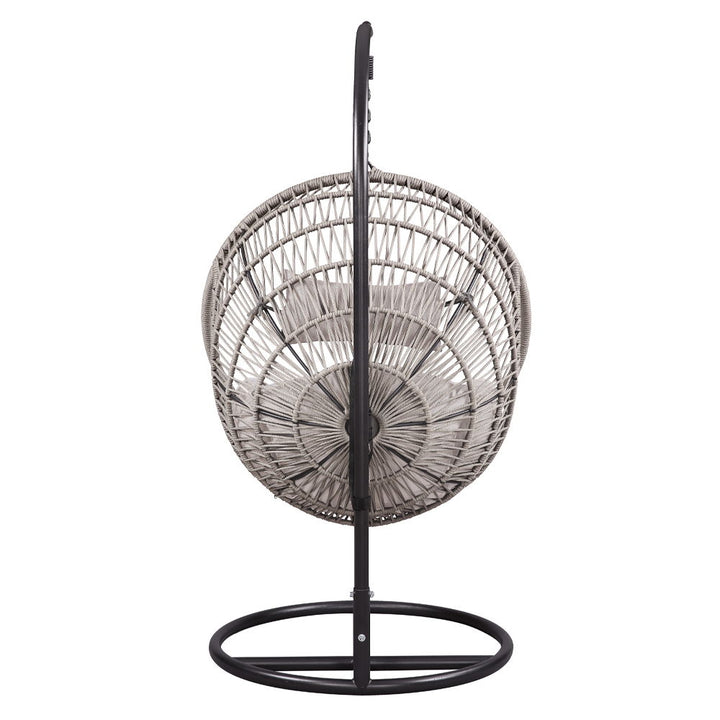 Vasant - Hanging Chair - Beige Fabric & Rope