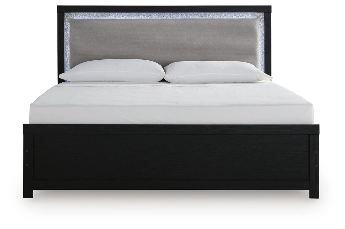 Maeling - Upholstered Panel Bed