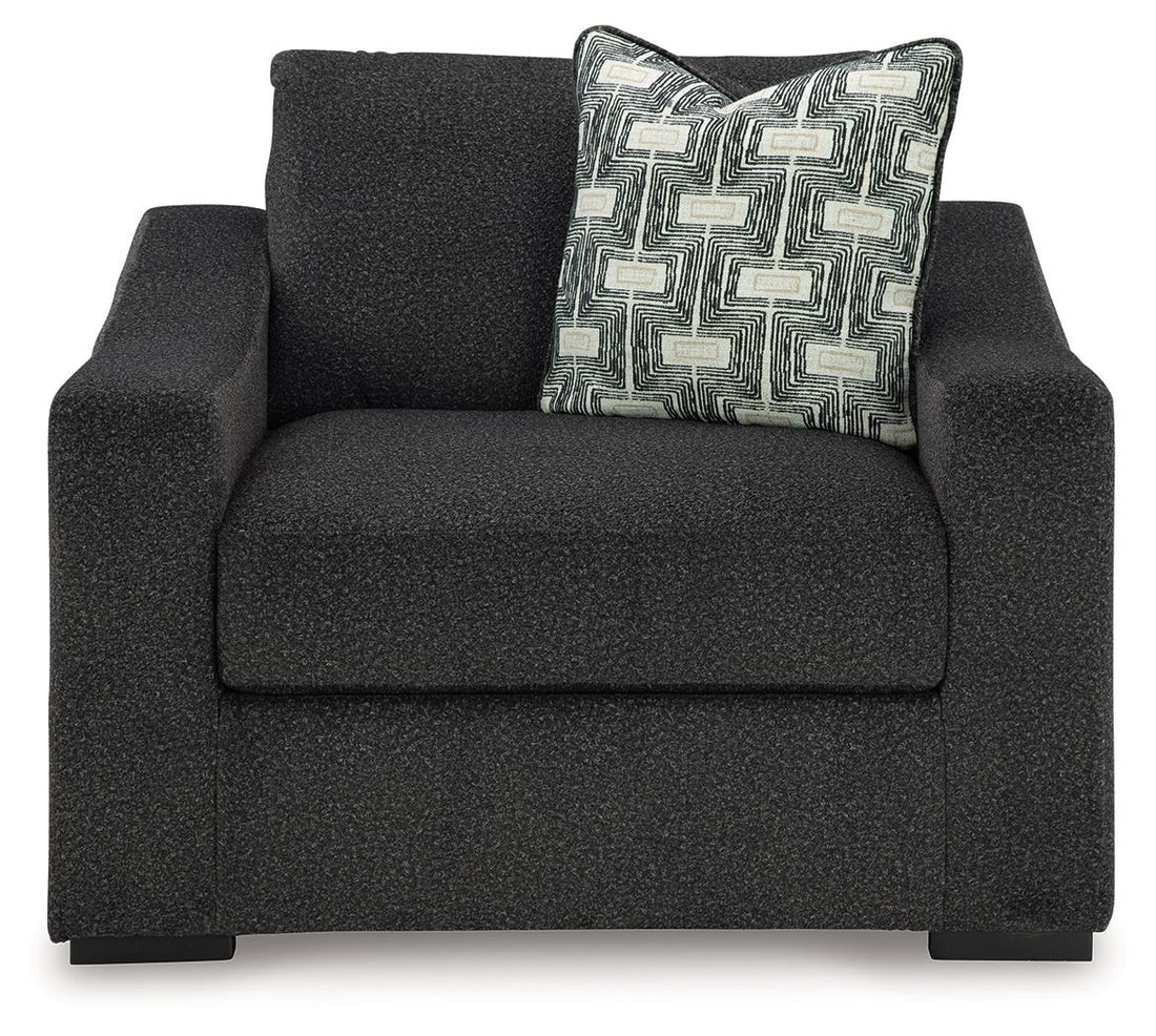 Wryenlynn - Chair And A Half - Fabric - Onyx