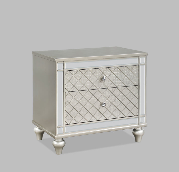 CRISTIAN NIGHT STAND CHAMPAGNE