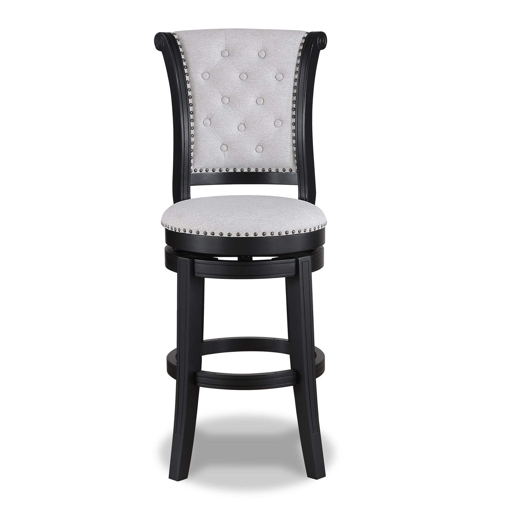 GRANVILLE SWIVEL BAR STOOL DOVE K/D