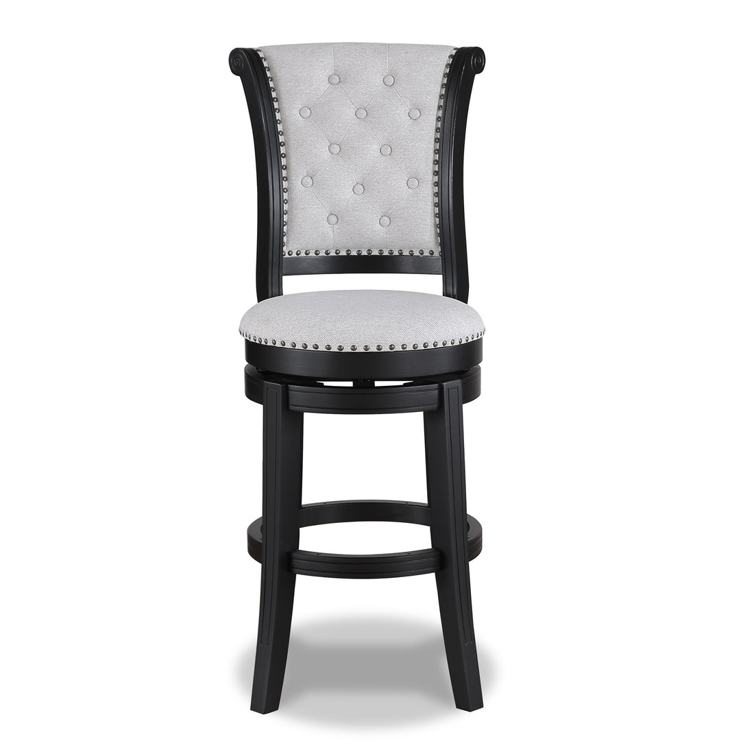 GRANVILLE SWIVEL BAR STOOL DOVE K/D