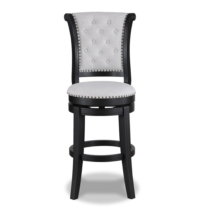 GRANVILLE SWIVEL BAR STOOL DOVE K/D