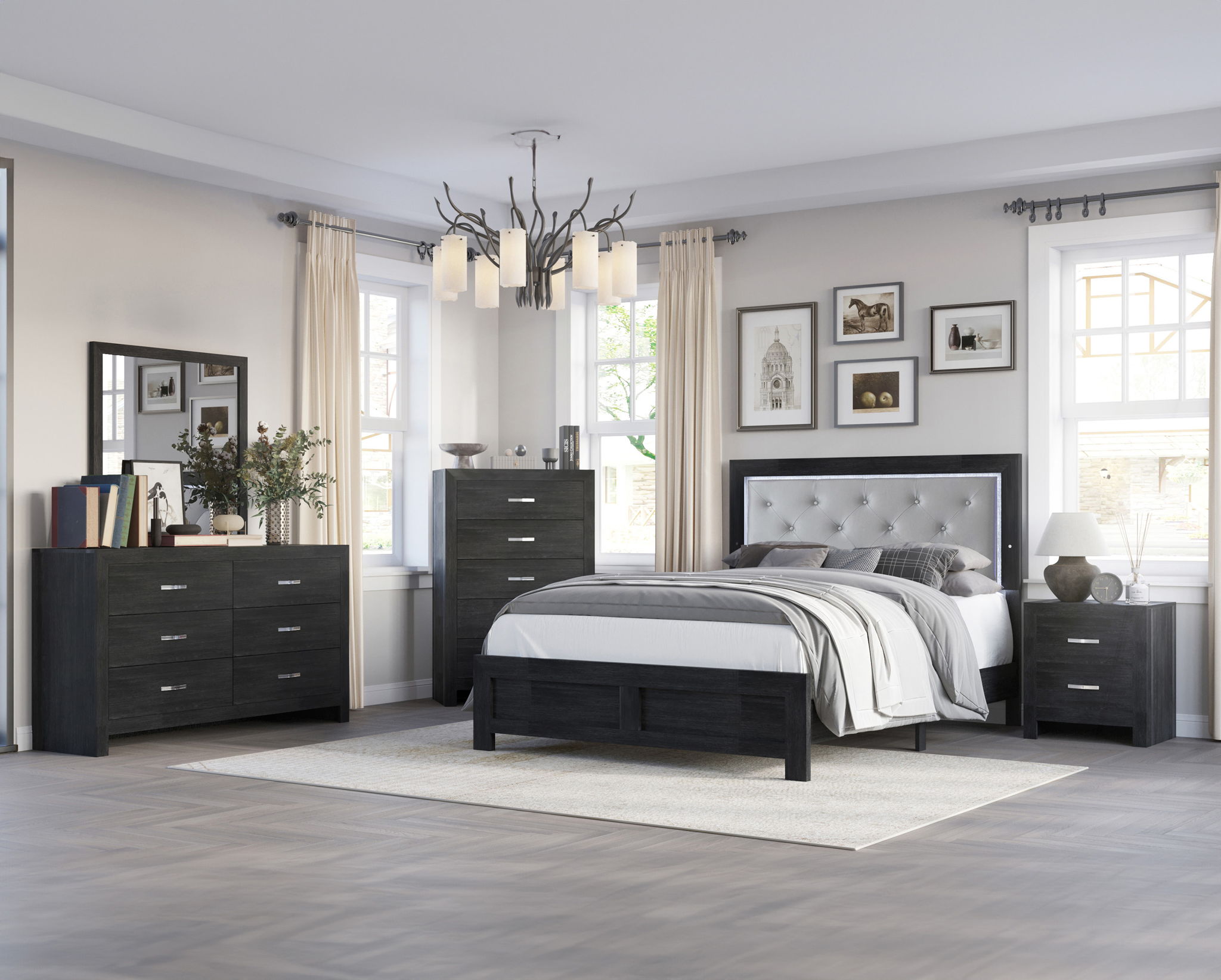 JAYLEN NIGHT STAND BLACK