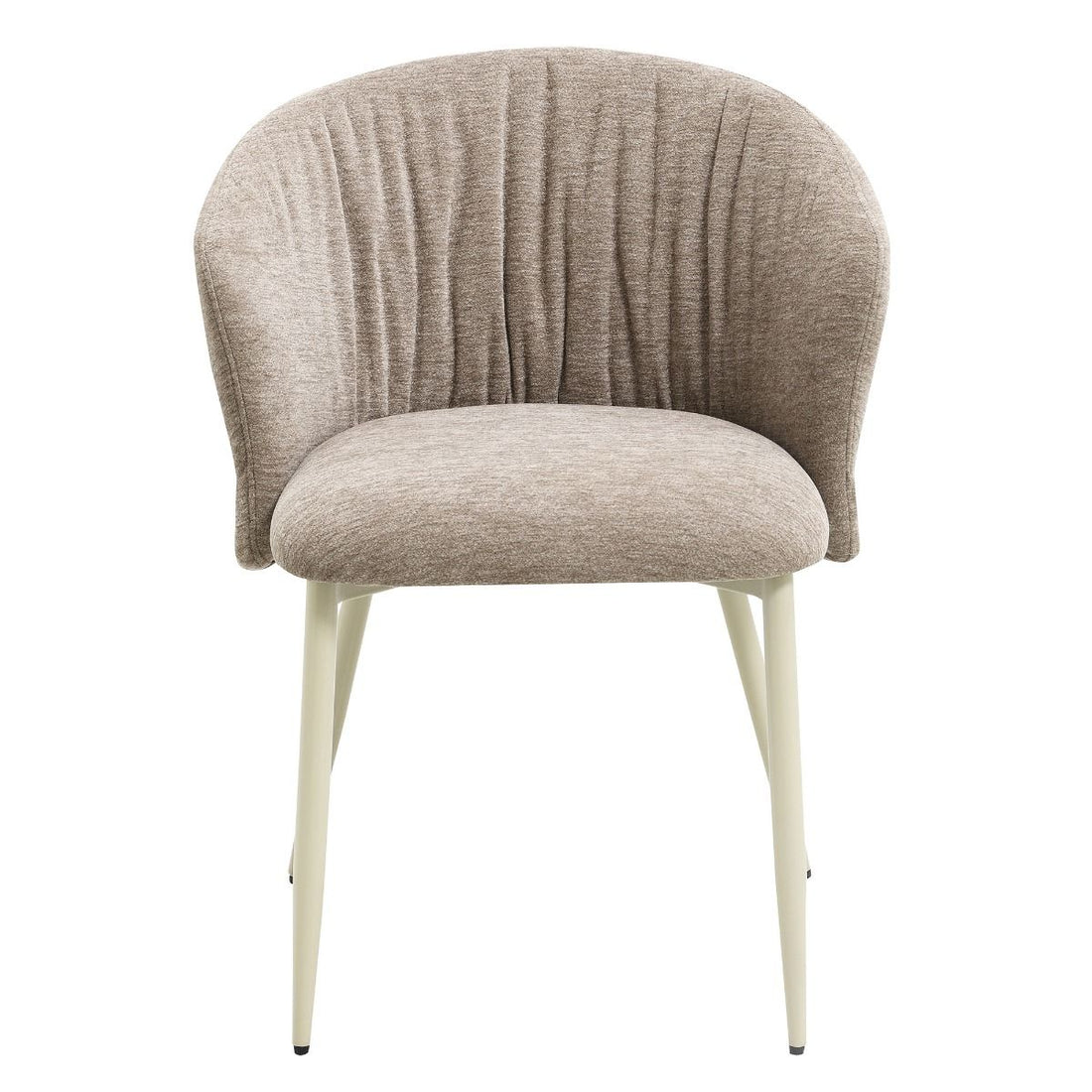 Ogin - Arm Chair (Set of 2) - Dark Beige & Natual