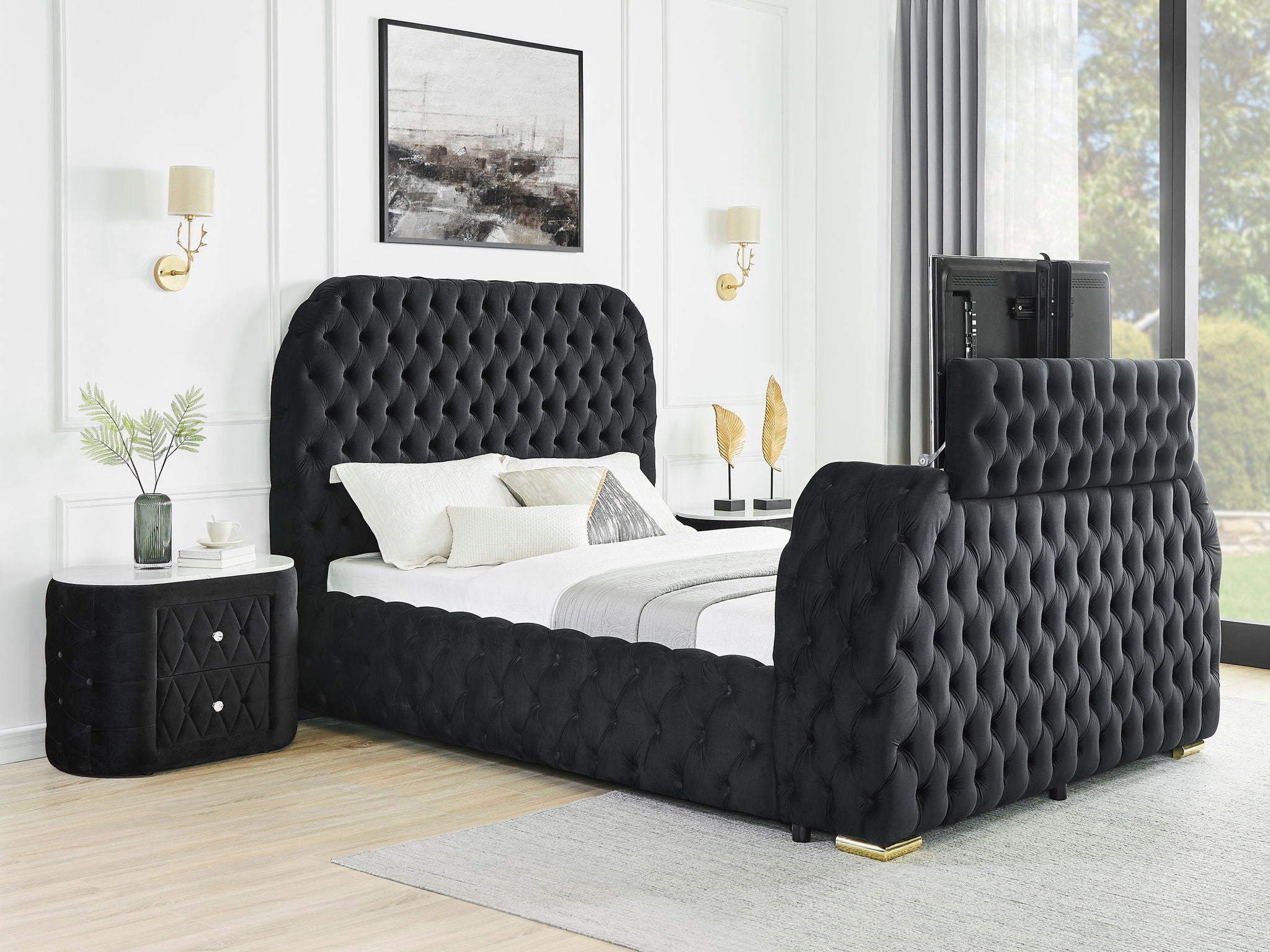 NATALIA NIGHT STAND BLACK