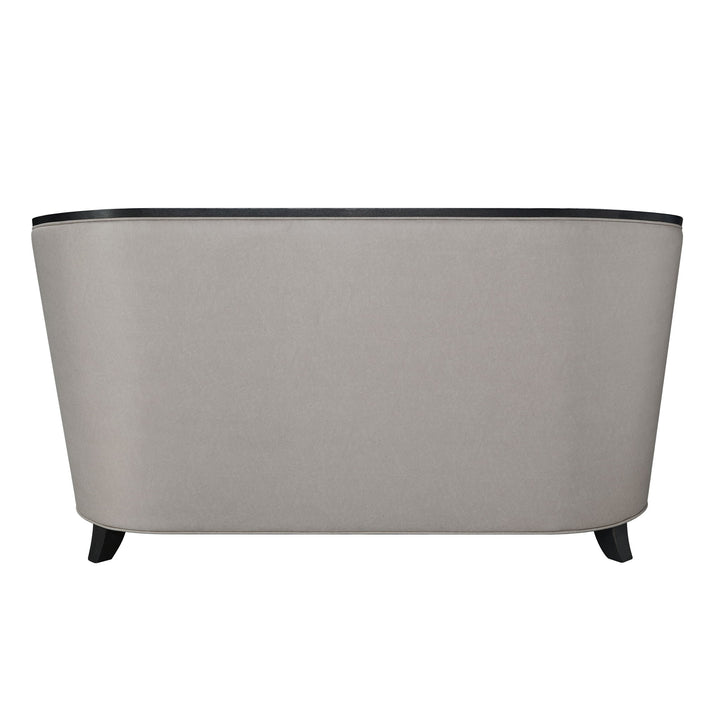 Zemocryss - Loveseat With 2 Pillows - Beige Fabric