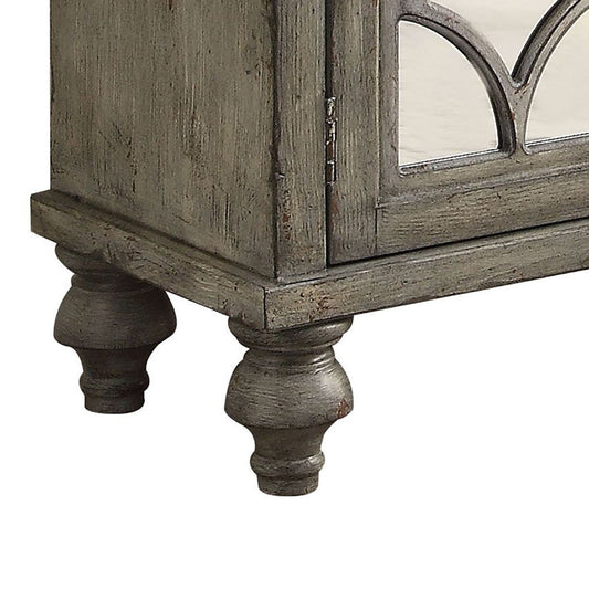 Velika - 37" Console Cabinet - Weathered Gray
