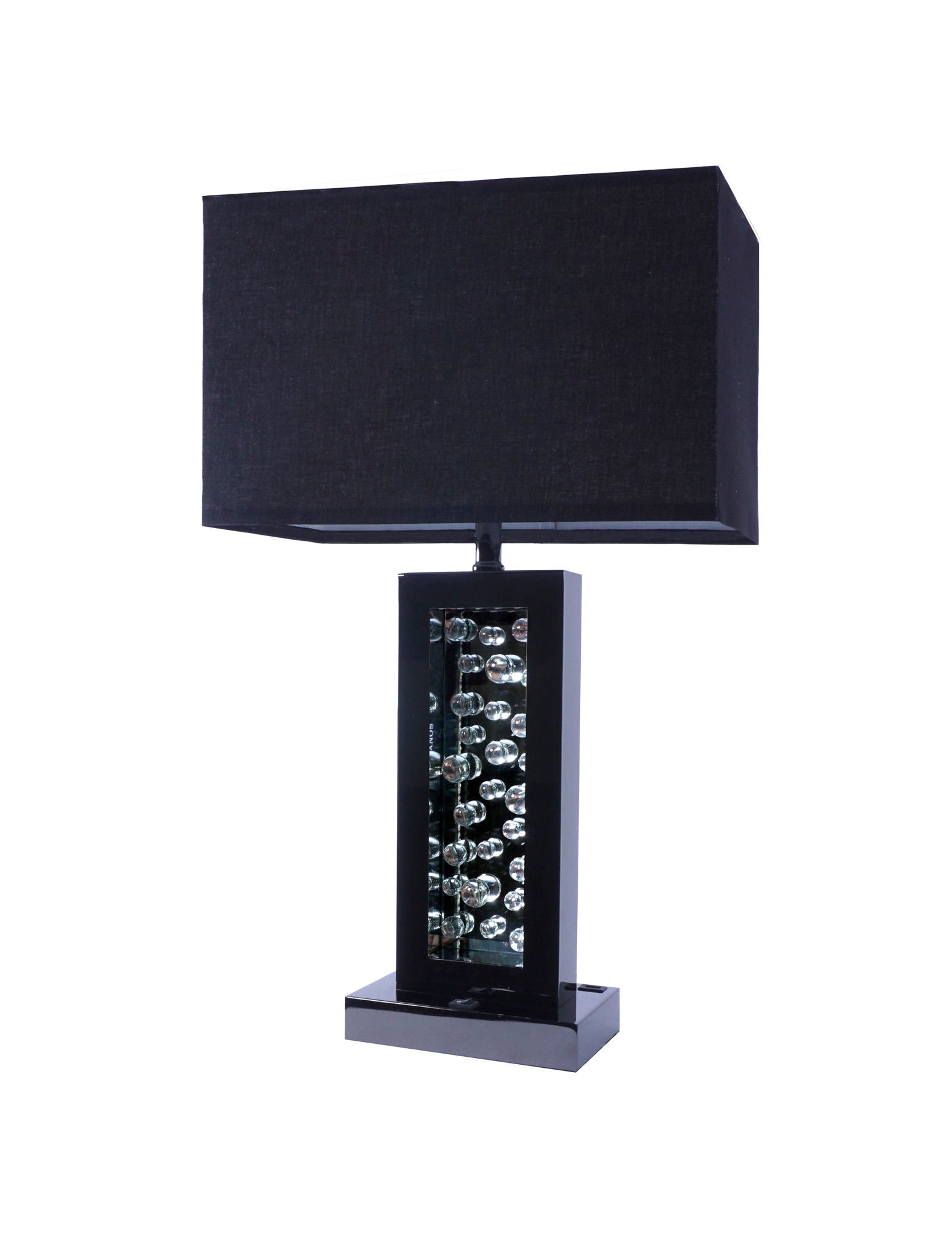 MONICA LAMP BLACK NICKEL-LED ACCENT