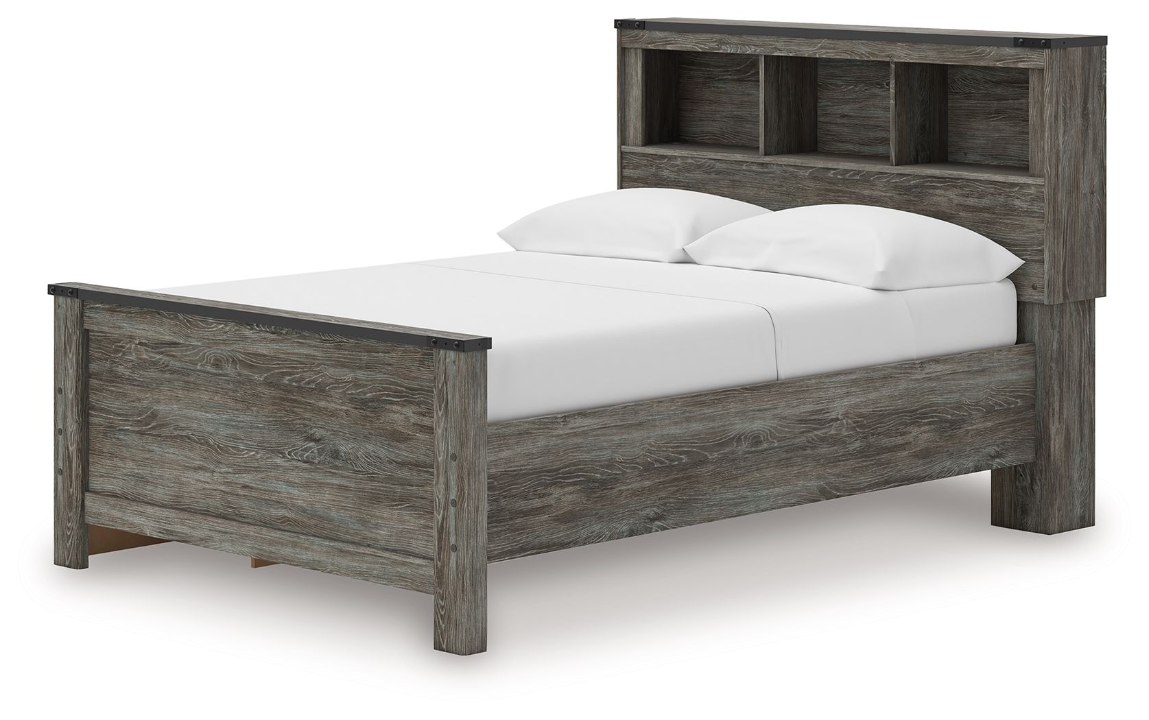 Frandern - Bookcase Panel Bed