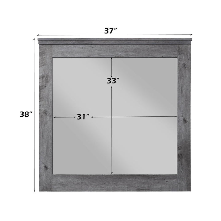 Vidalia - Mirror - Rustic Gray Oak