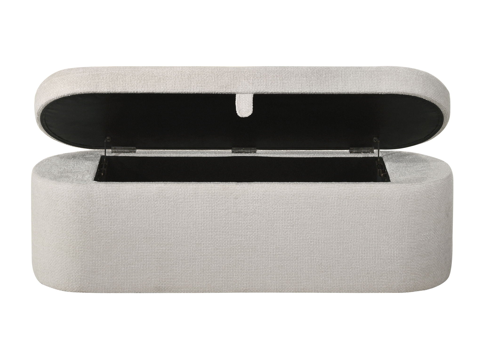 PHILIPA STORAGE BENCH-OATMEAL TWEED