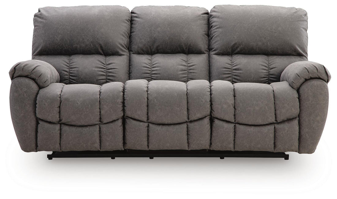 Bakerstein - Power Reclining Sofa With Adjustable Headrest - Galaxy