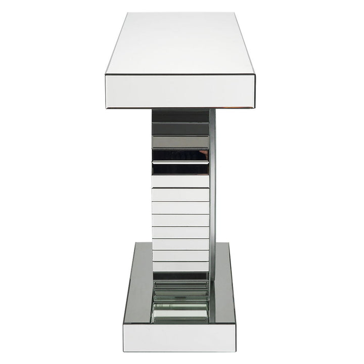 Nysa - 47"L Console Table - Mirrored & Faux Crystals