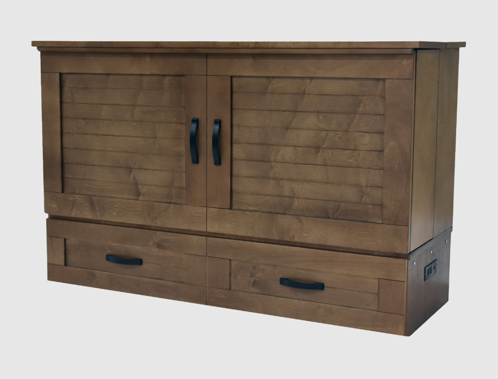 Cottage Hickory CabinetBed