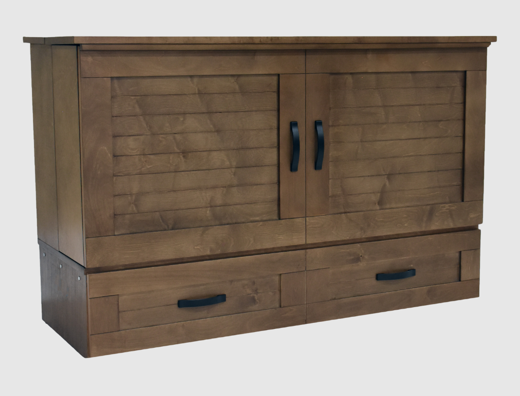 Cottage Hickory CabinetBed