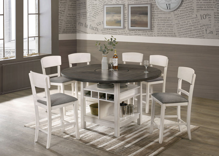 CONNER CHALK GREY CTR HT CHAIR