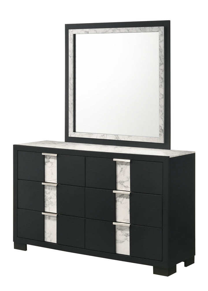 RANGLEY DRESSER TOP - BLACK