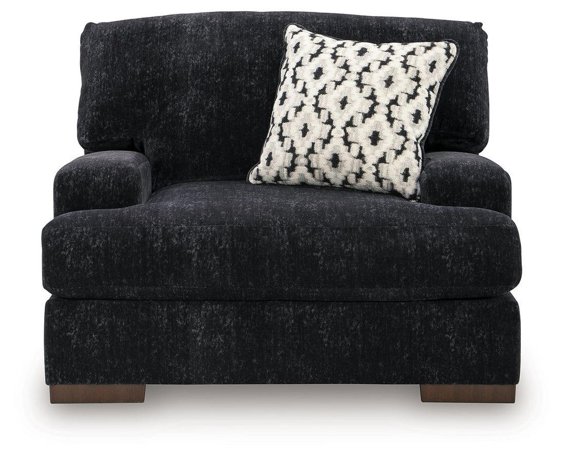 Whitmore Manor - Chair And A Half - Black Pearl