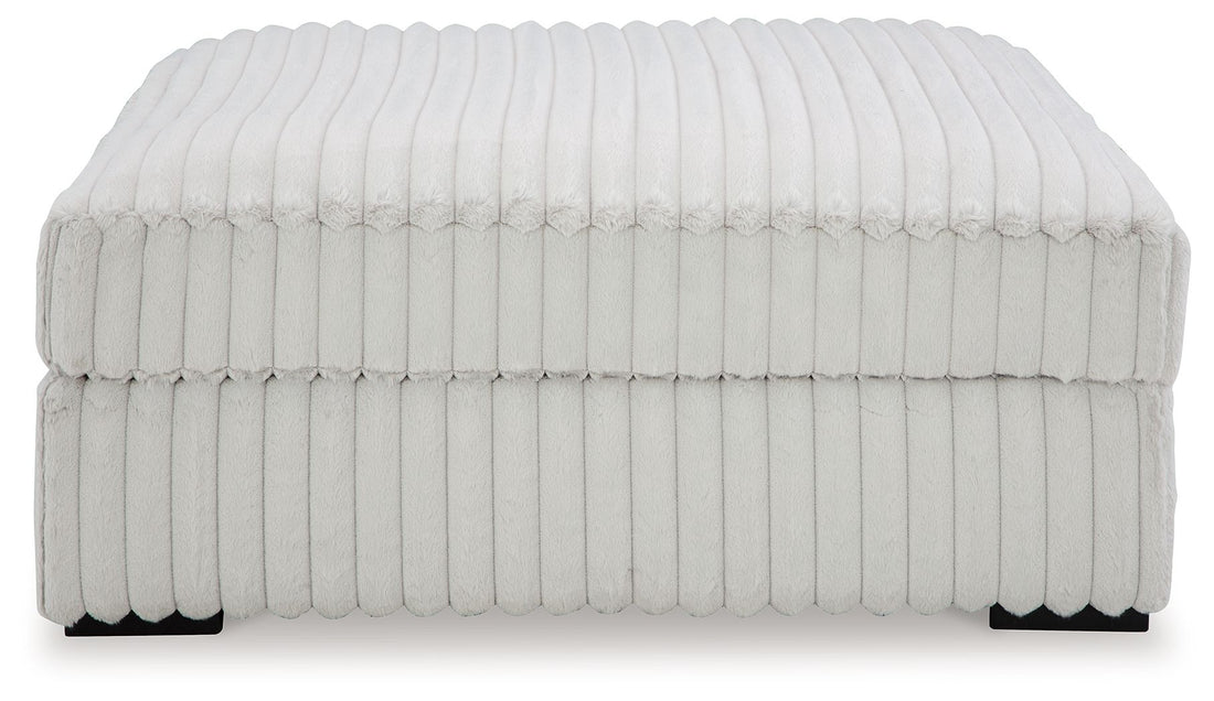 Stupendous - Oversized Accent Ottoman - Alloy
