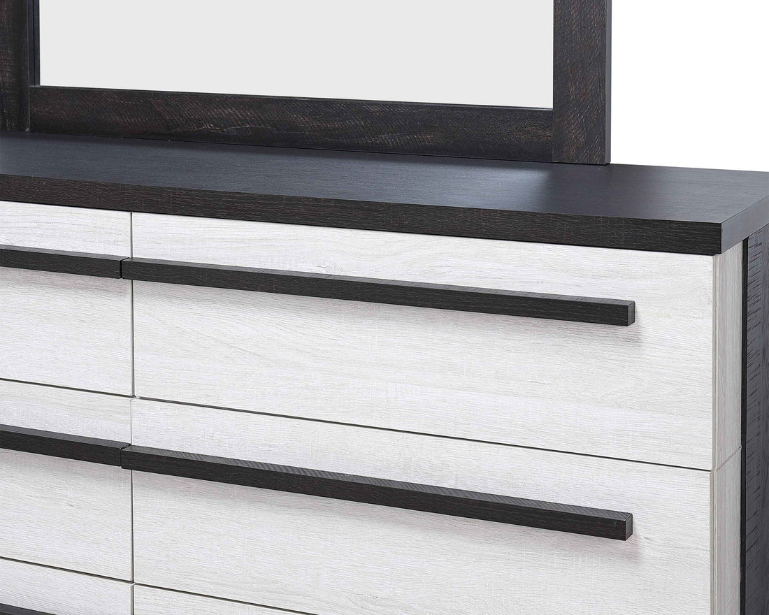 REMINGTON DRESSER CHALK/EBONY