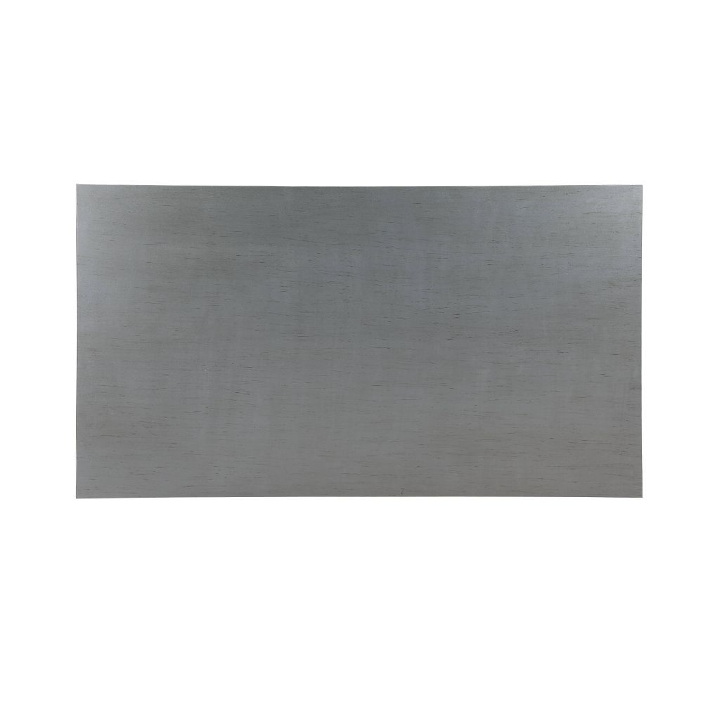 Varian - Dining Table (90"L) - Mirrored & Antique Platinum