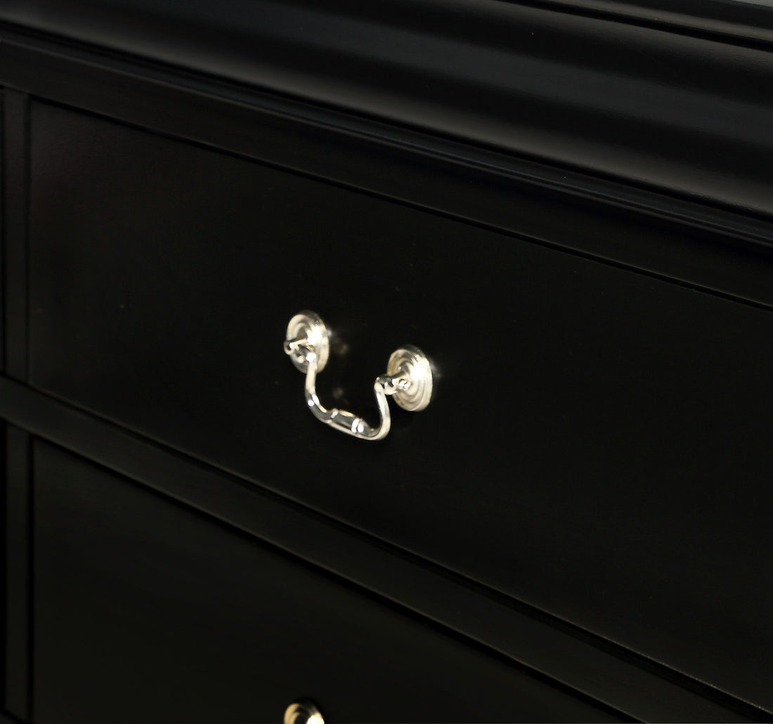 LOUIS PHILIP NIGHT STAND BLACK