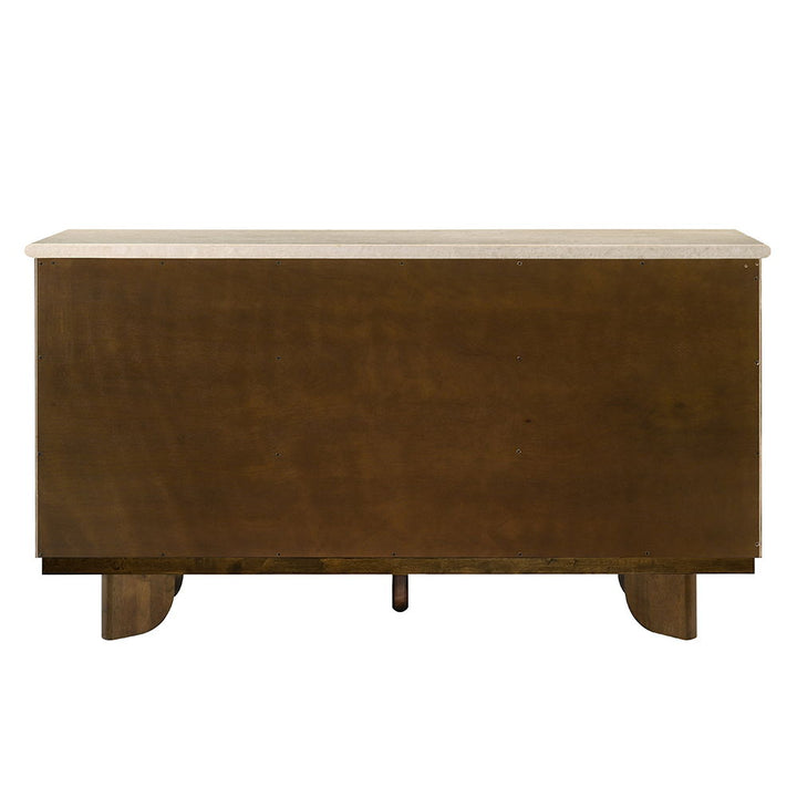 Kasha - Server With Marble Top Top - Vintage Oak