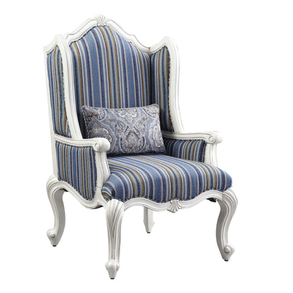Ciddrenar - Chair With Pillow - Fabric & White